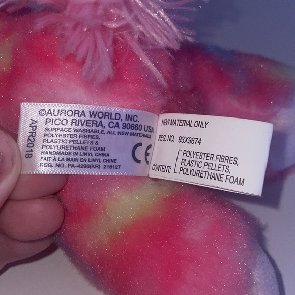 Pink unicorn stuffed animal 🦄 - Picture 8 of 8